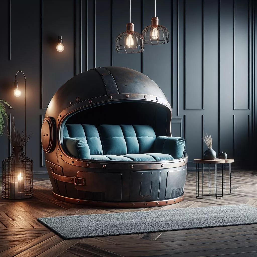 Helmet-Shaped-Sofa