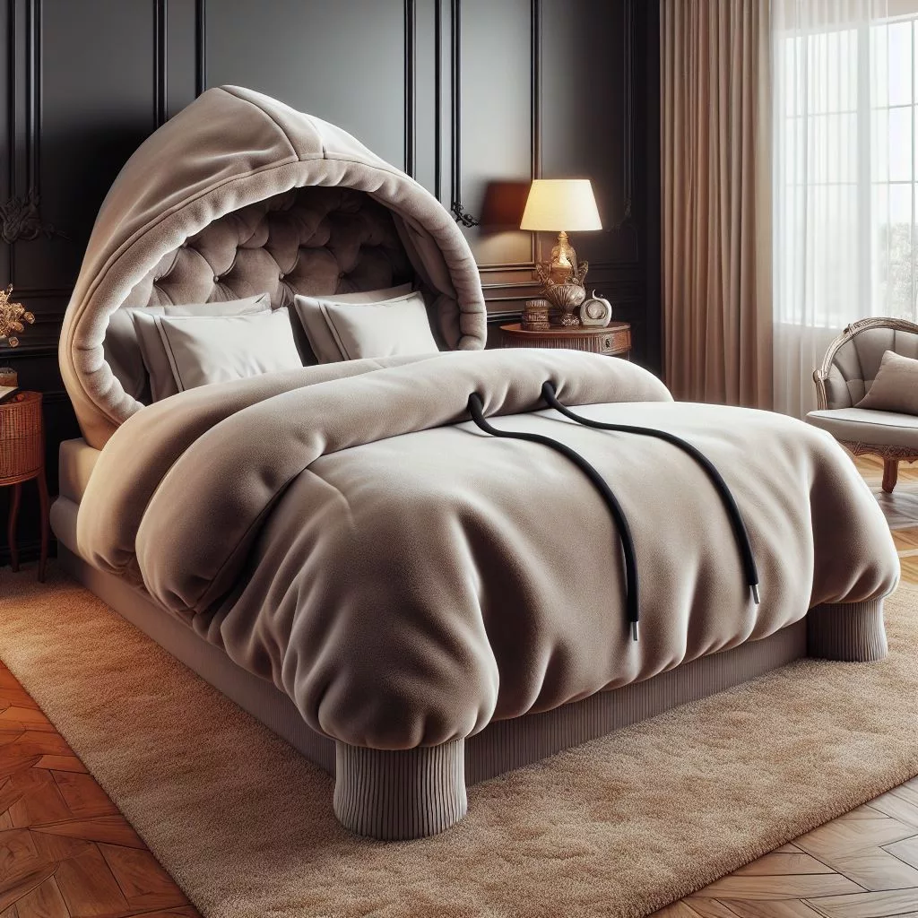 Hoodie-Shaped-Bed