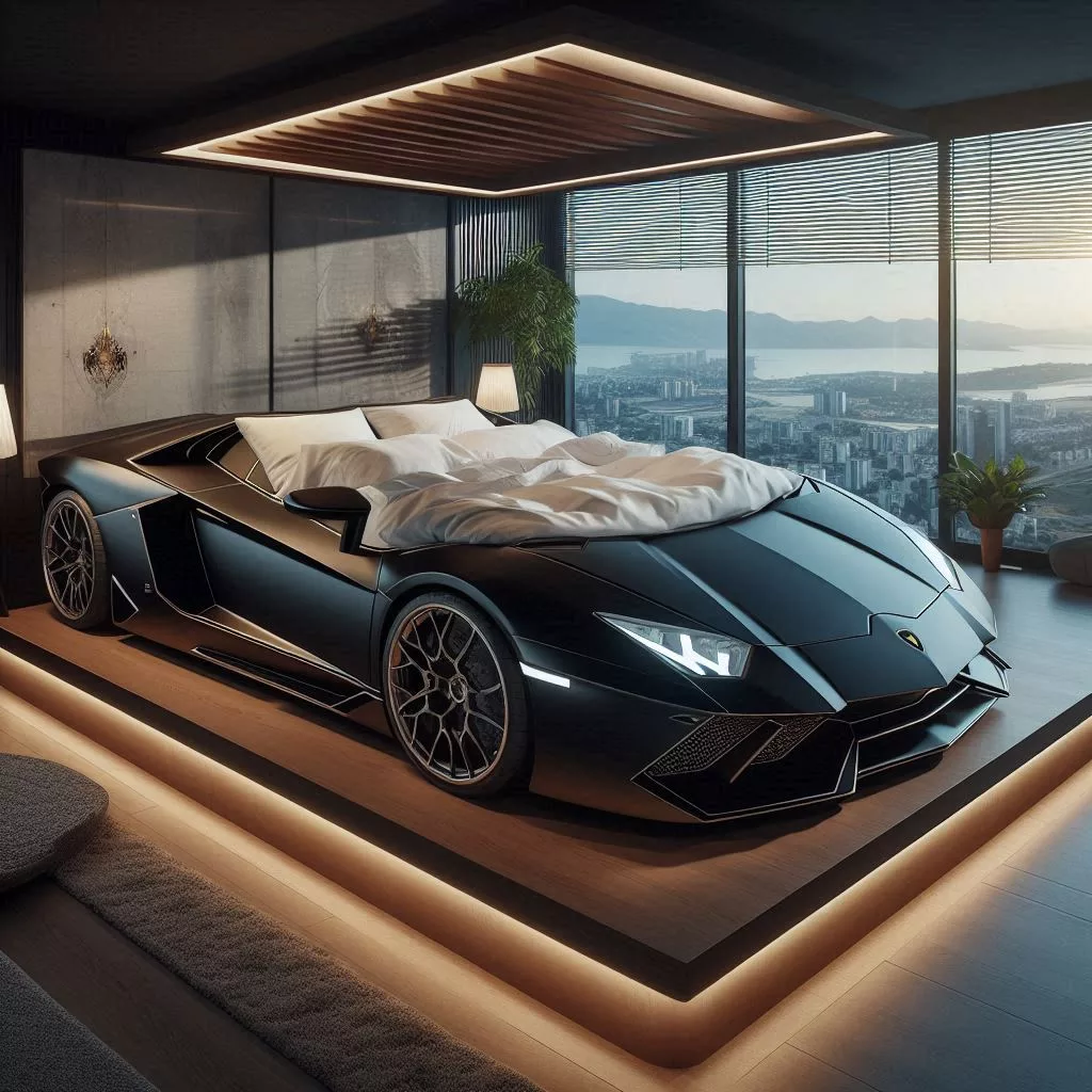 Lamborghini-Shaped-Bed