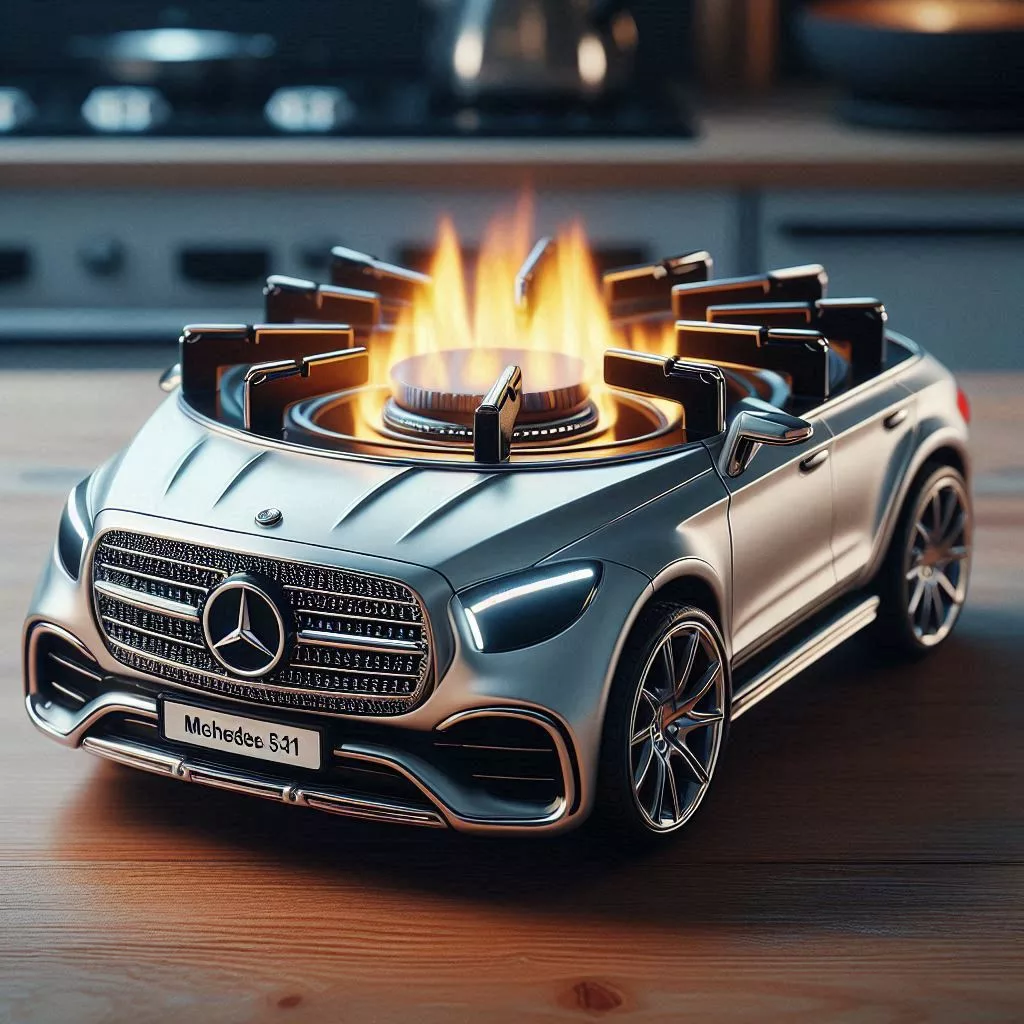 Mercedes-Shaped-Mini-Gas-Stove