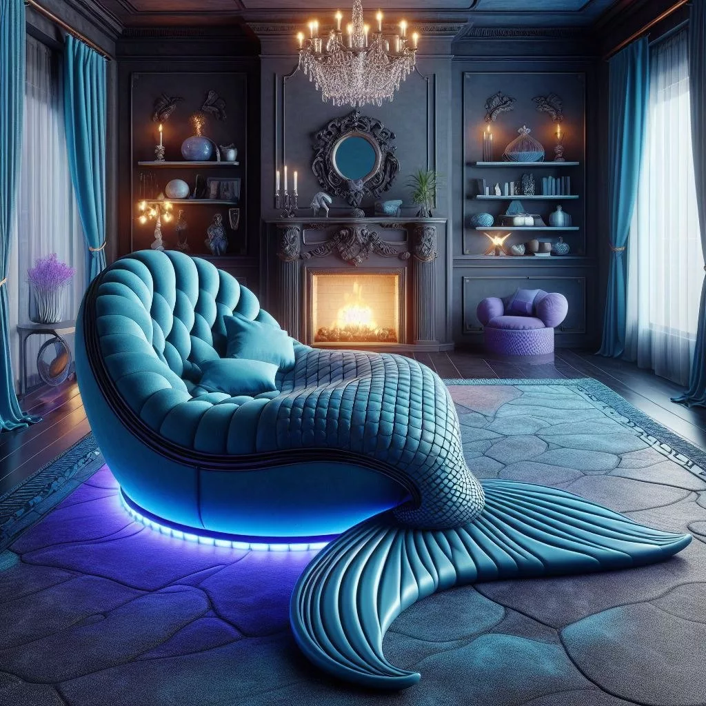 Mermaid's Tail-Shaped-Relax-Sofa