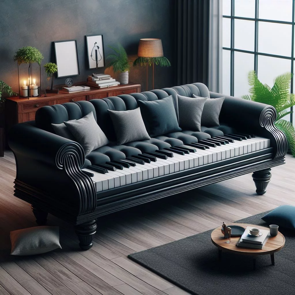 Piano-Shaped-Sofa