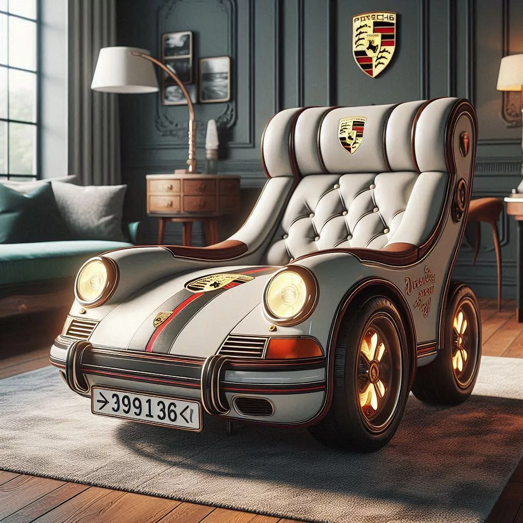 The Porsche 911-Shaped Relaxing Chair: A Fusion of Comfort and Style