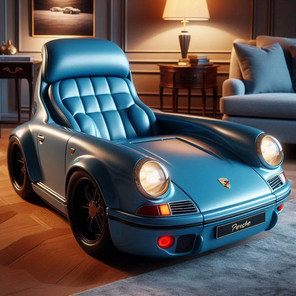 The Porsche 911-Shaped Relaxing Chair: A Fusion of Comfort and Style