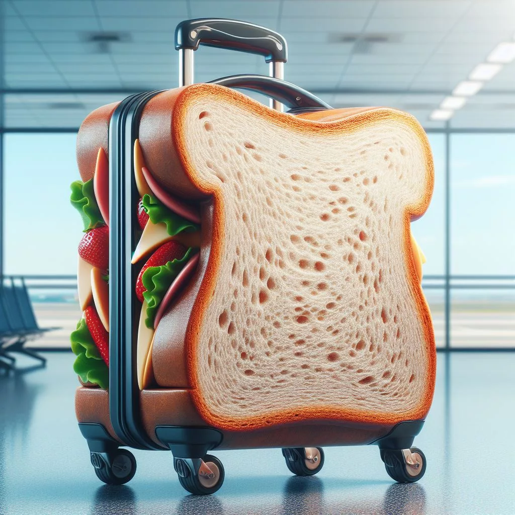 Sandwich-Shaped-Suit-Case