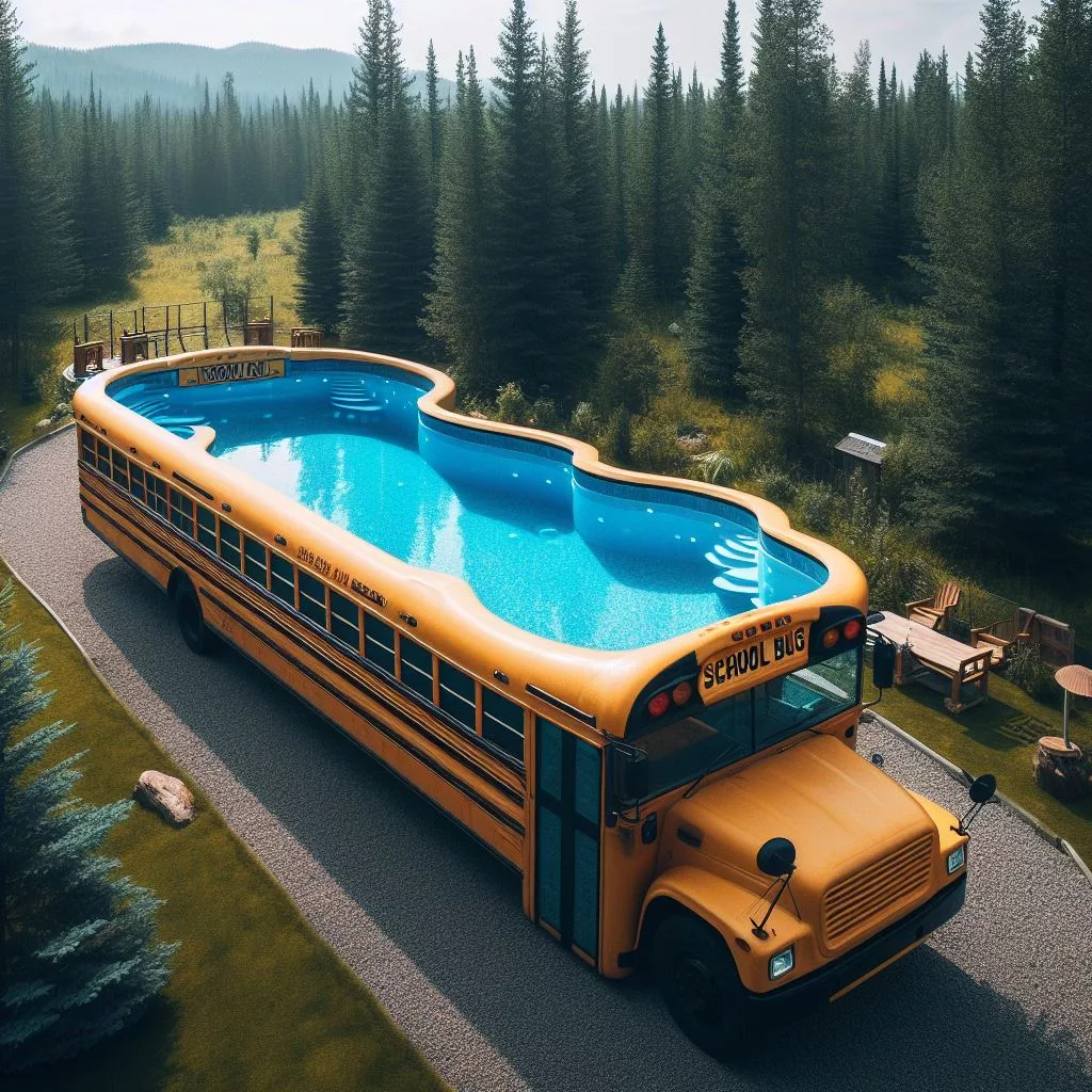 School-Bus-Shaped-Pool