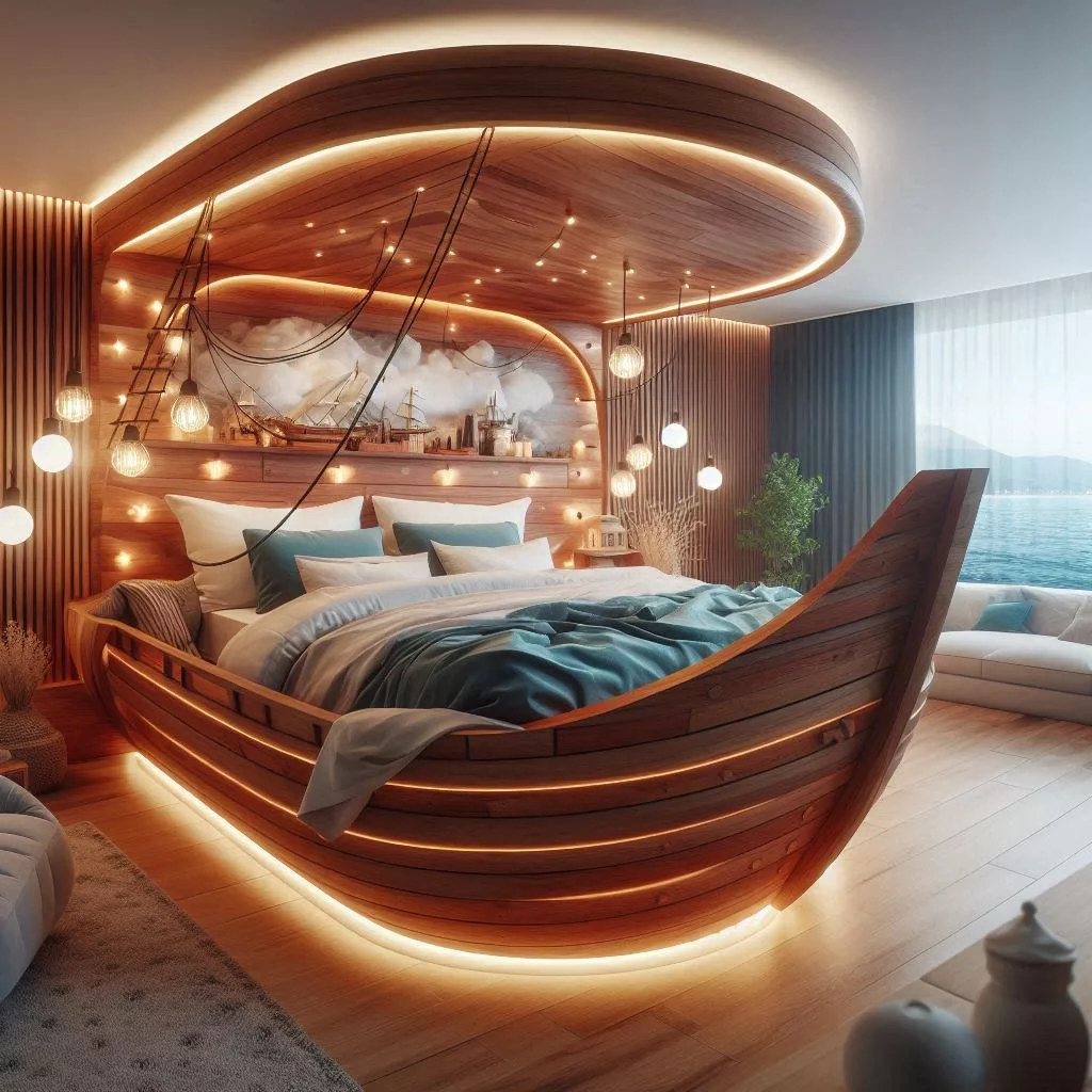 Ship-Shaped-Bed