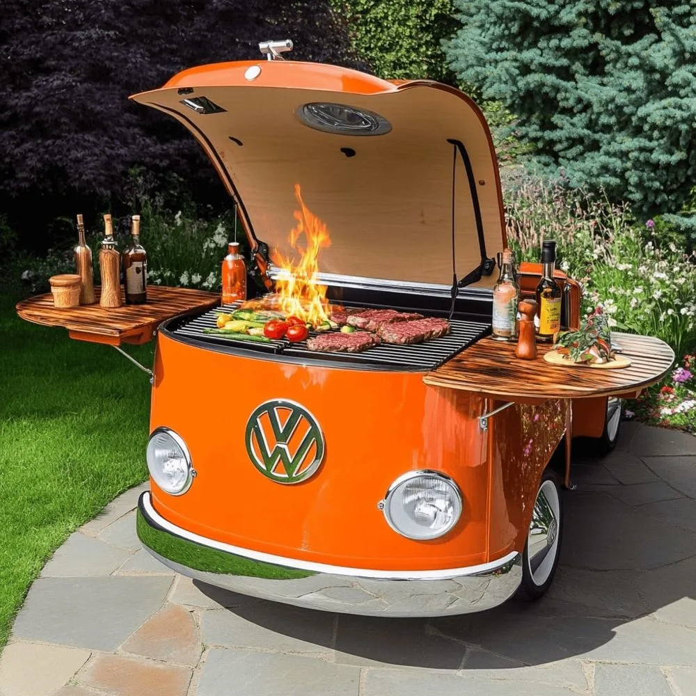 Volkswagen-Shaped-BBQ-Grill