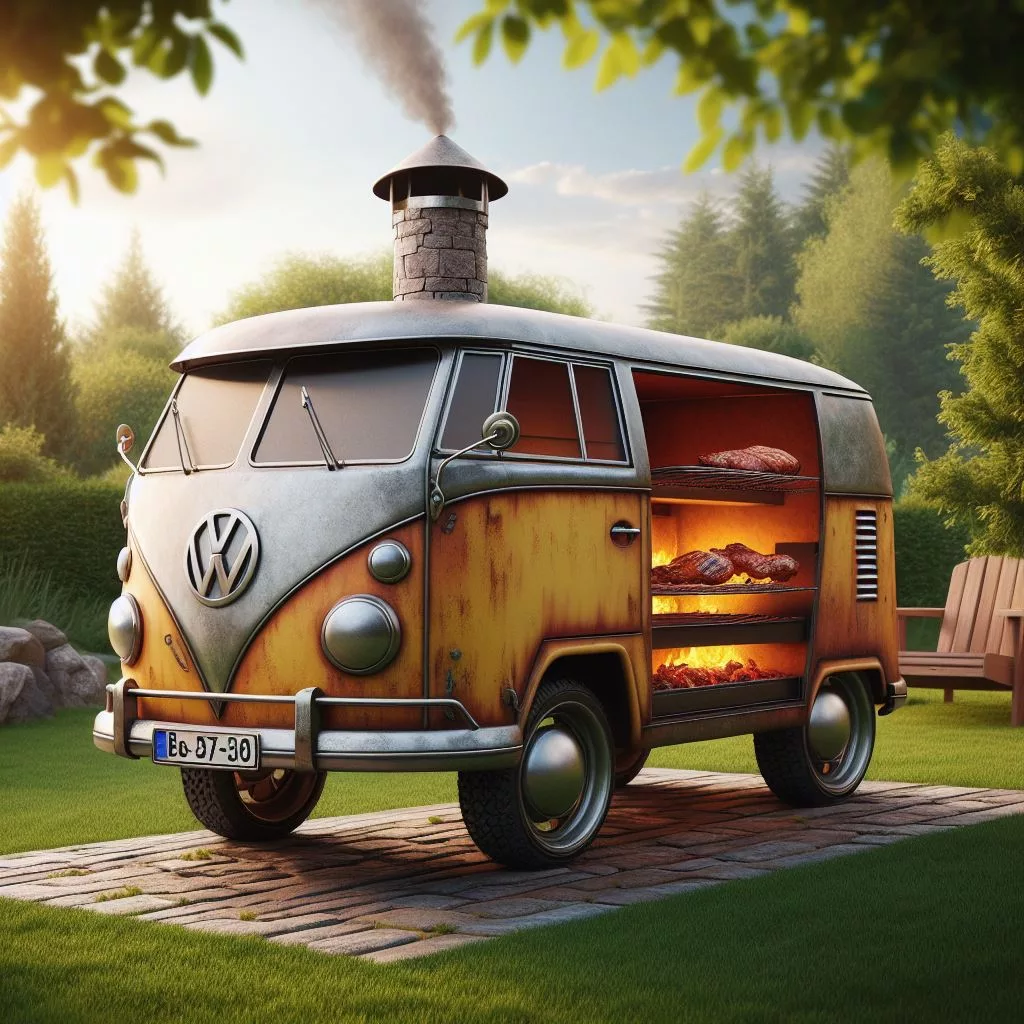 Volkswagen-Shaped-BBQ-Grill