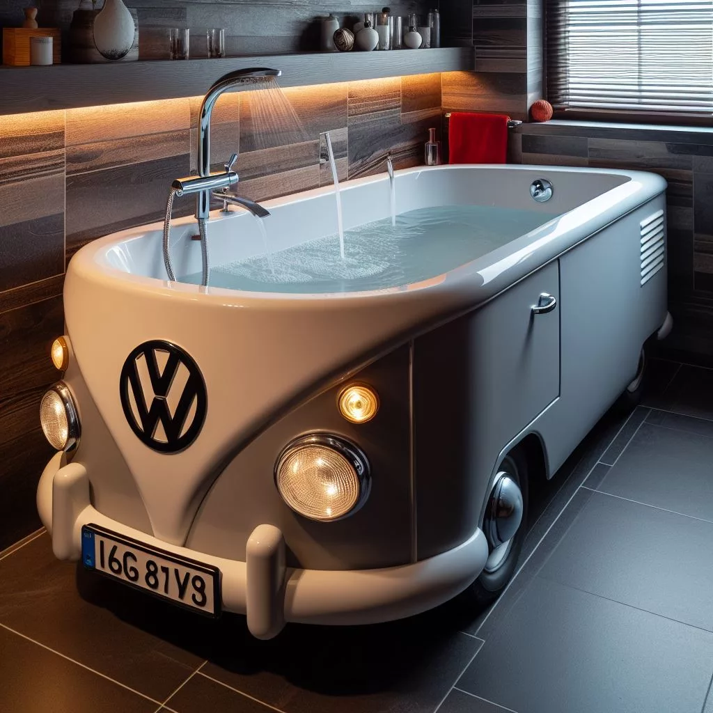 Volkswagen-Shaped-Bathtub