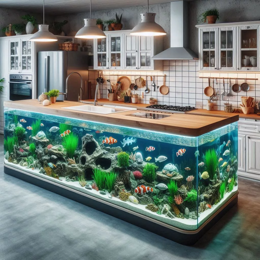 Aquarium-Inspired-Kitchen-Island