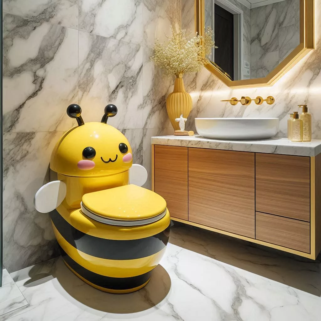 Bee-Shaped-Toilet