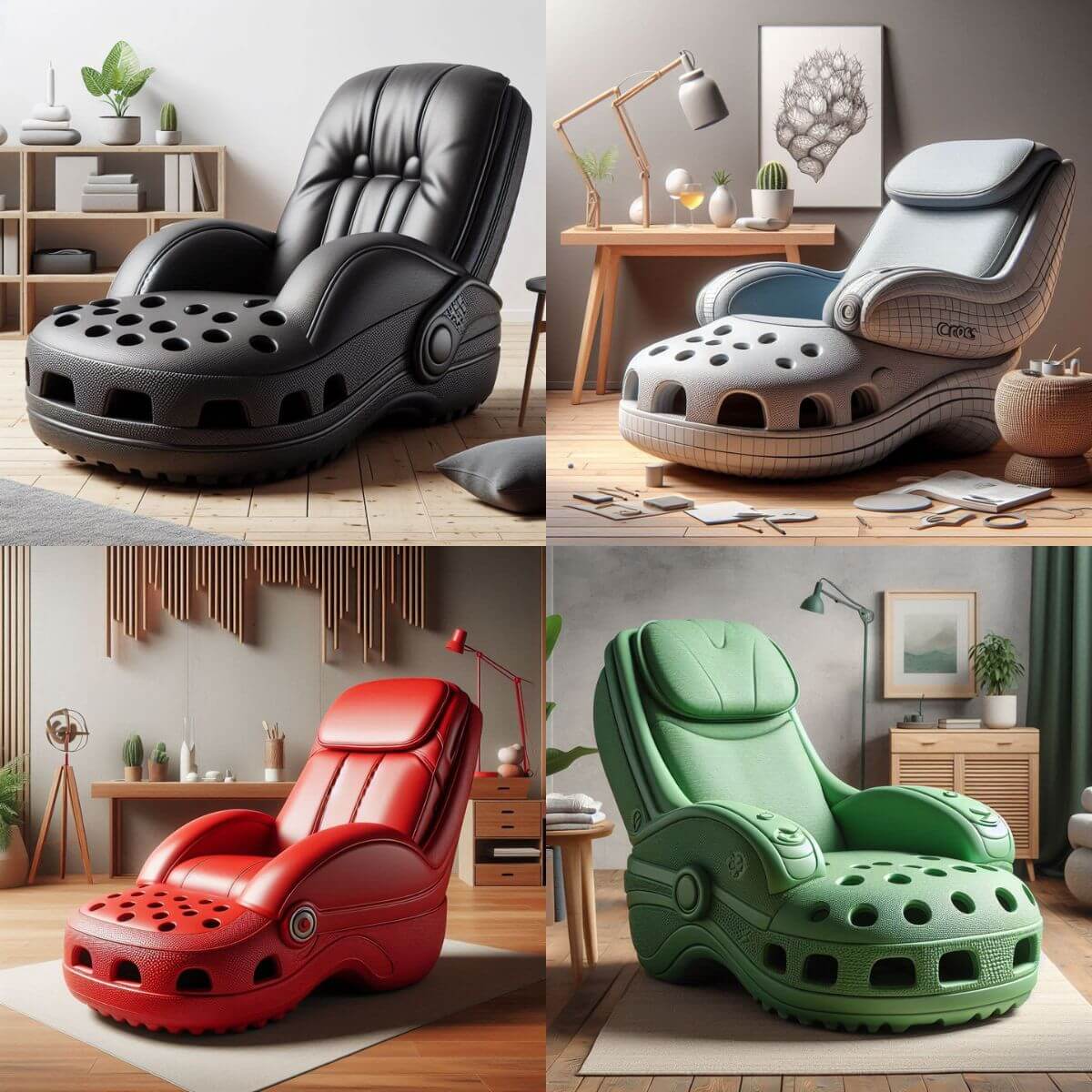 Crocs-Slipper-Massage-Chair