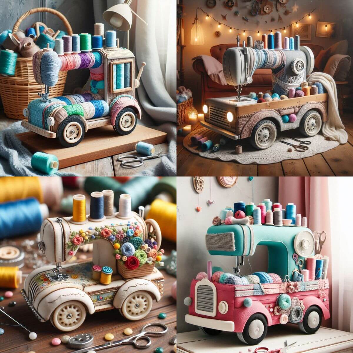 Fabric-Truck-Sewing-Machine