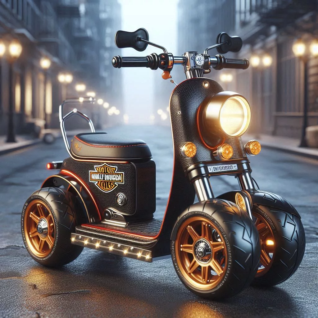 Harley-Davidson-Shaped-Scooter