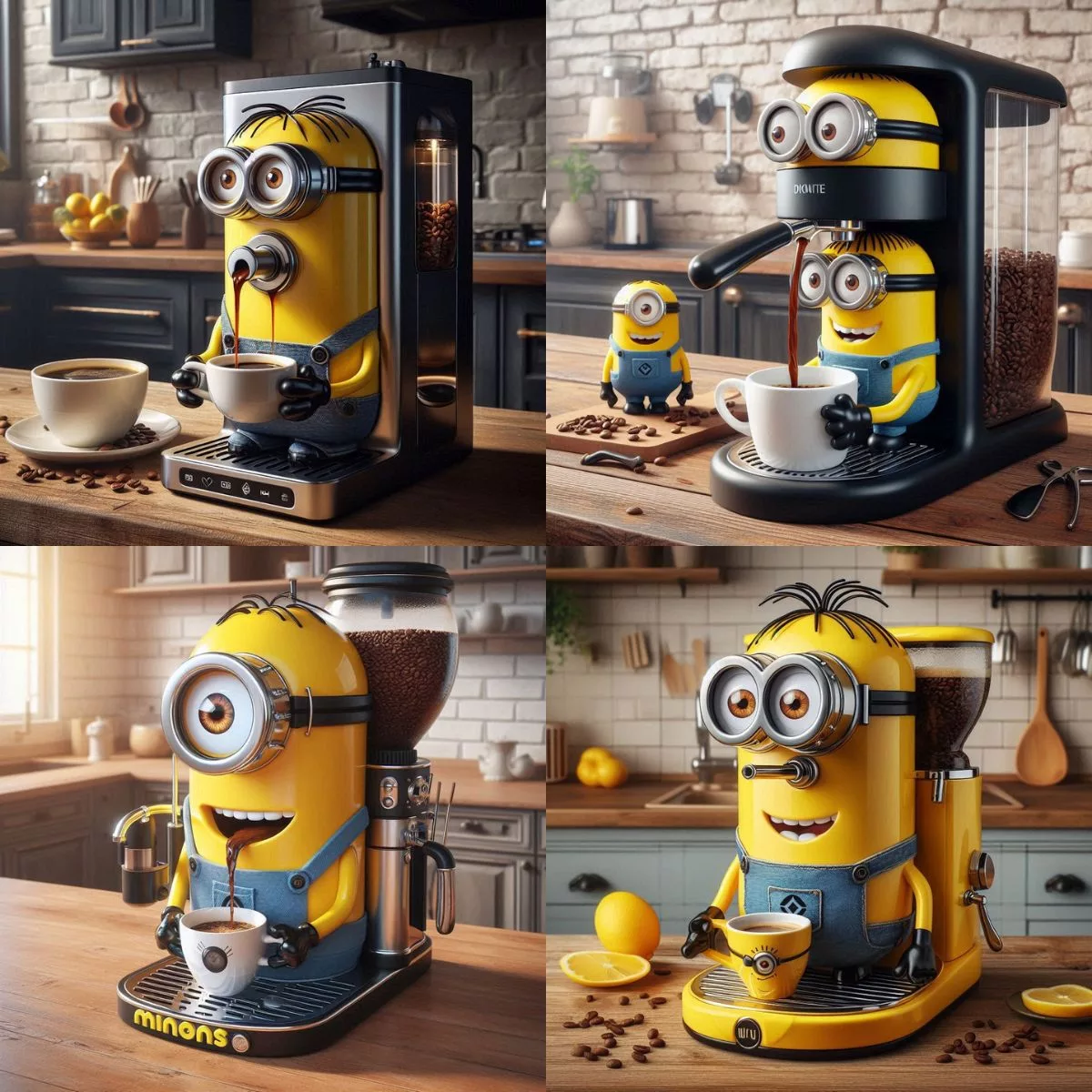 Minion Shaped Coffee Maker