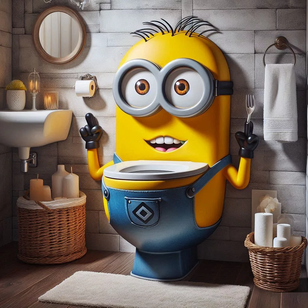 Minion-Shaped-Toilet