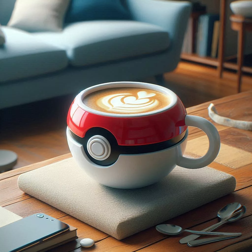 Poke-Ball-Shaped-Coffee-Cup