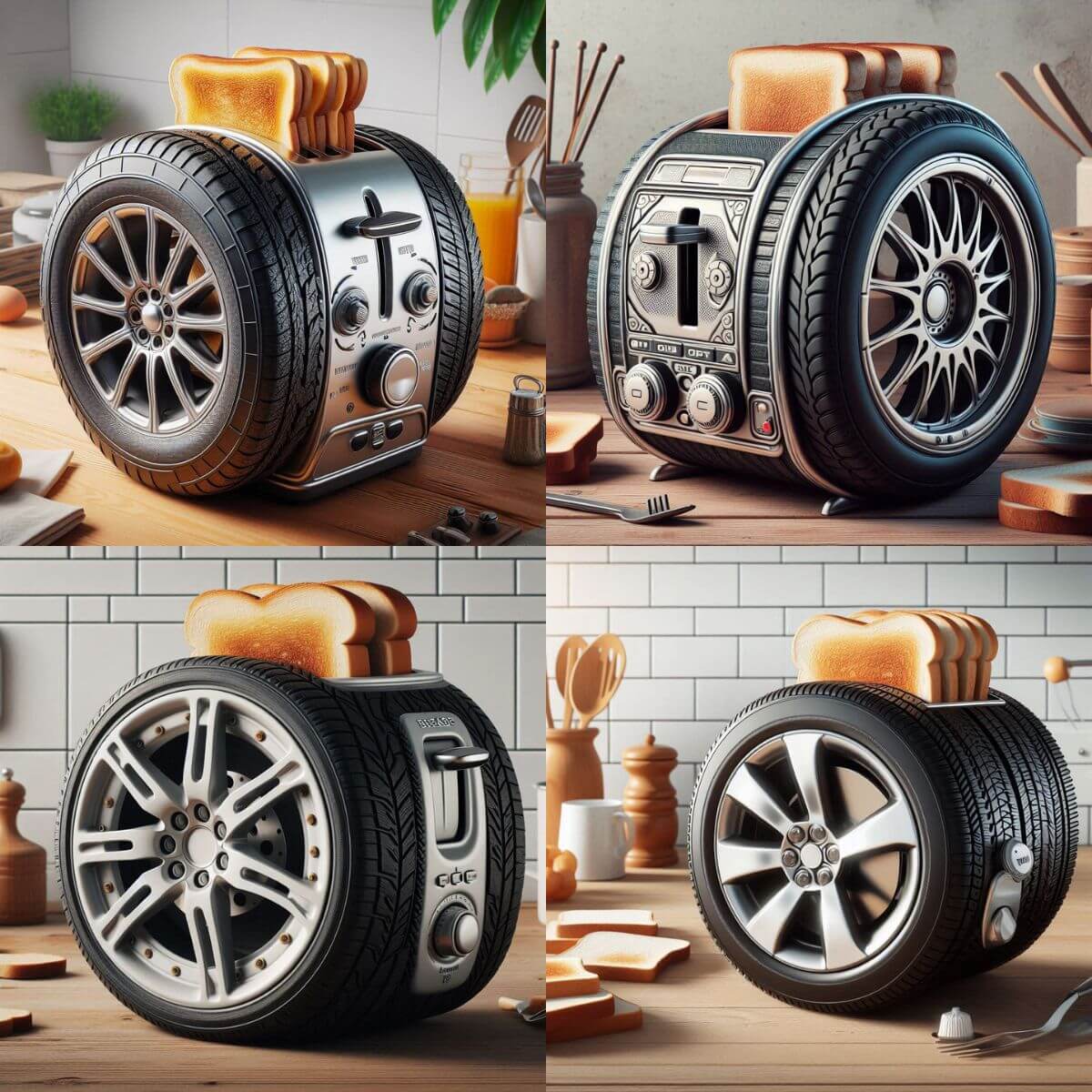 Wheel-Shaped-Toaster