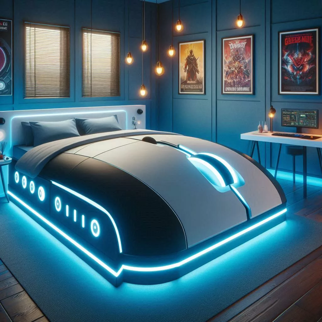 Gaming-Mouse-Shape-Bed