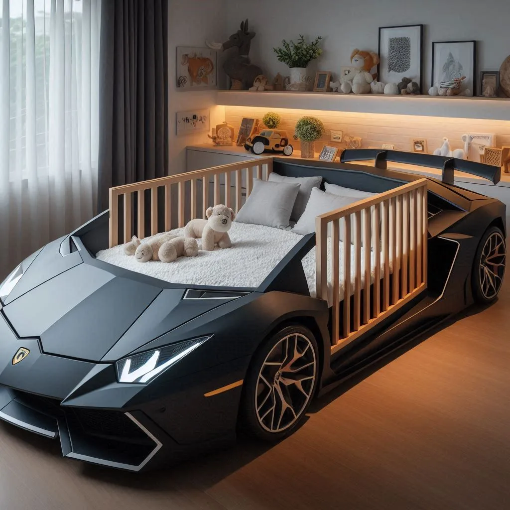 Lamborghini-Shape-Baby-Crib