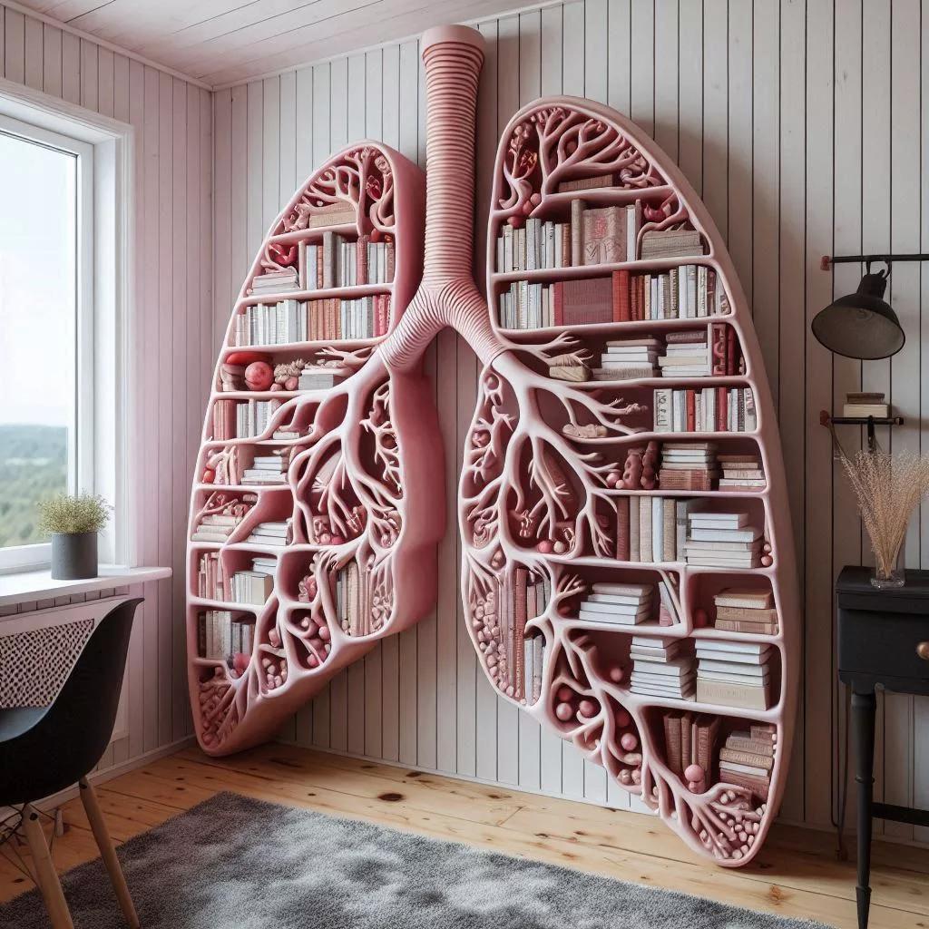 Lung-Shape-Bookshelf