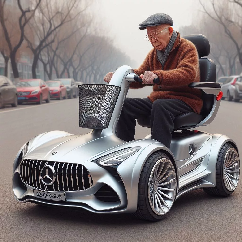 Revolutionize Your Ride with a Mercedes Inspired Mobility Scooter