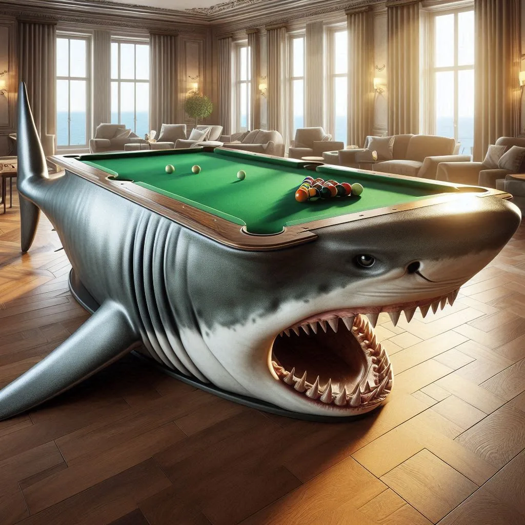 Shark-Inspired-Pool-Table