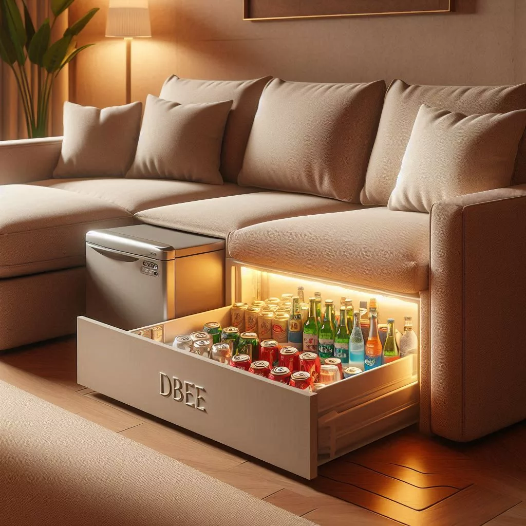 Sofa-with-Integrated-Refrigerator