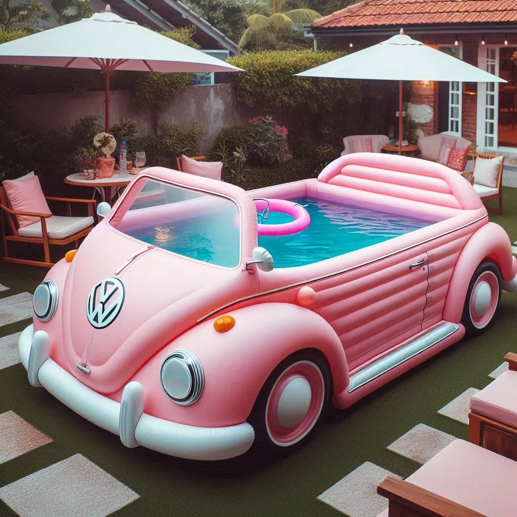 Volkswagen-Shape-Inflatable-Pool