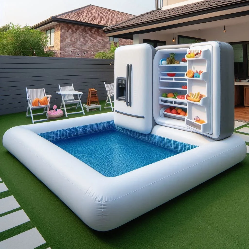 inflatable-pool-with-integrated-refrigerator