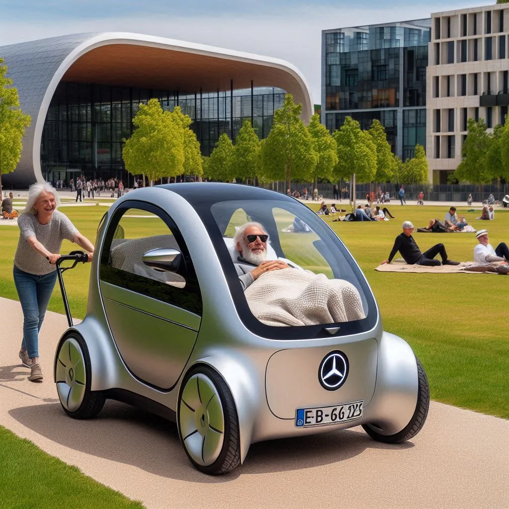 mercedes-shaped-bed-stroller