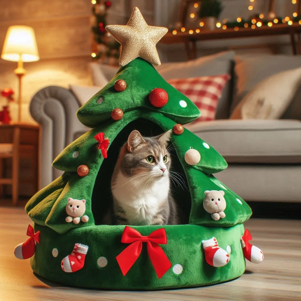 Christmas-Inspired-Pet-Bed