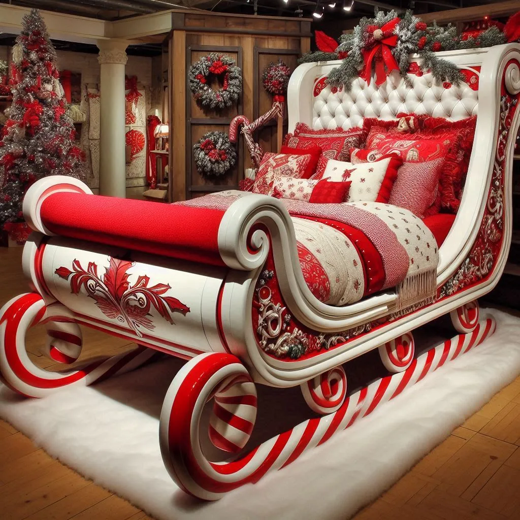 Christmas-Sleigh-Bed