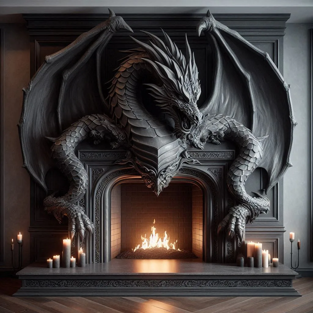 Dragon-Fireplace