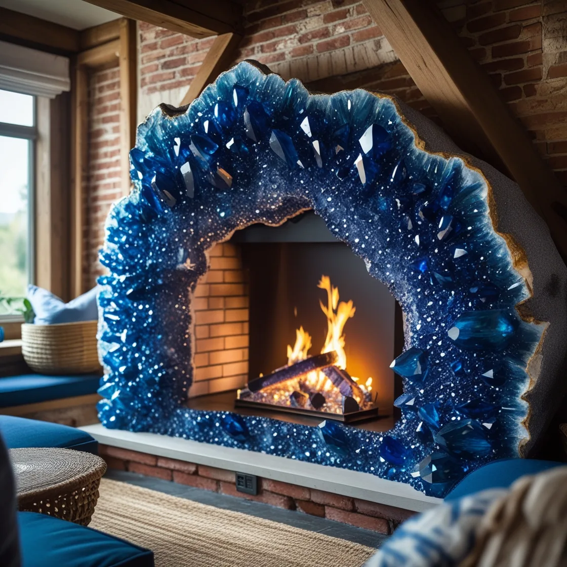 Amethyst-Geode-Fireplace