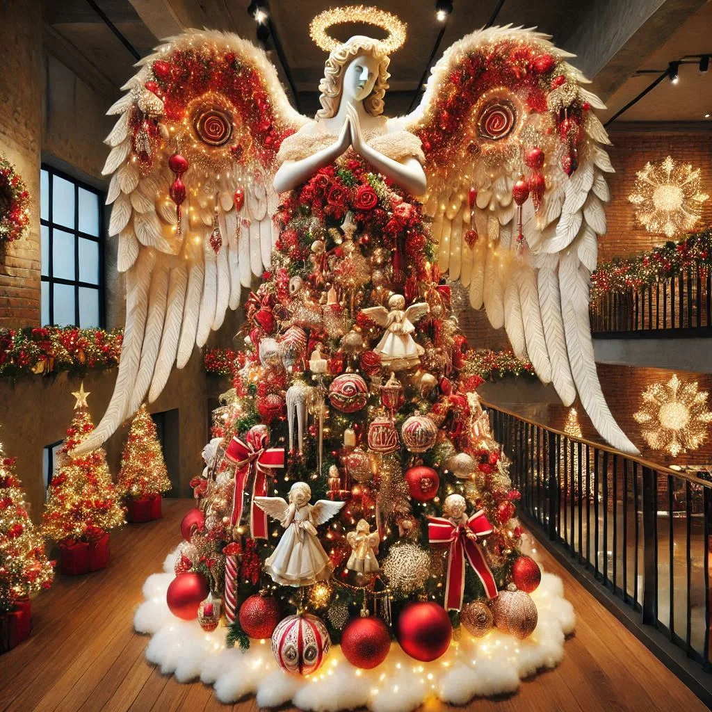 Angel-Shaped-Christmas-Tree