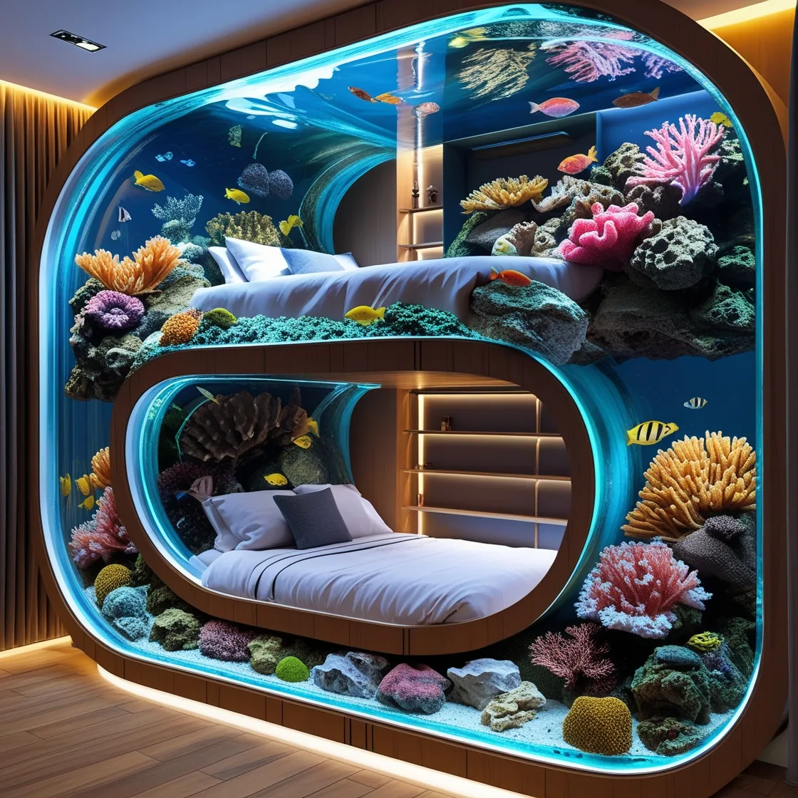 Aquarium-Bunk-Bed