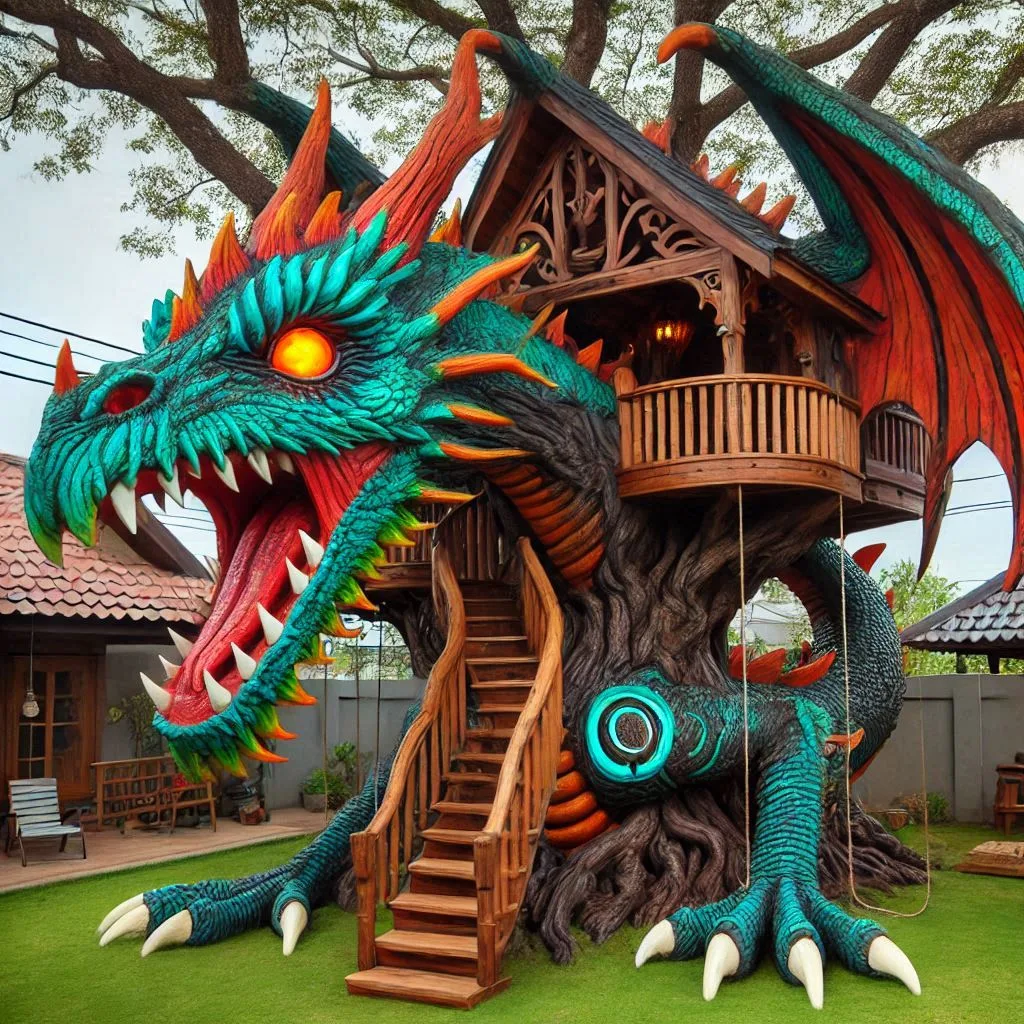 Dragon-Shaped-Tree-House