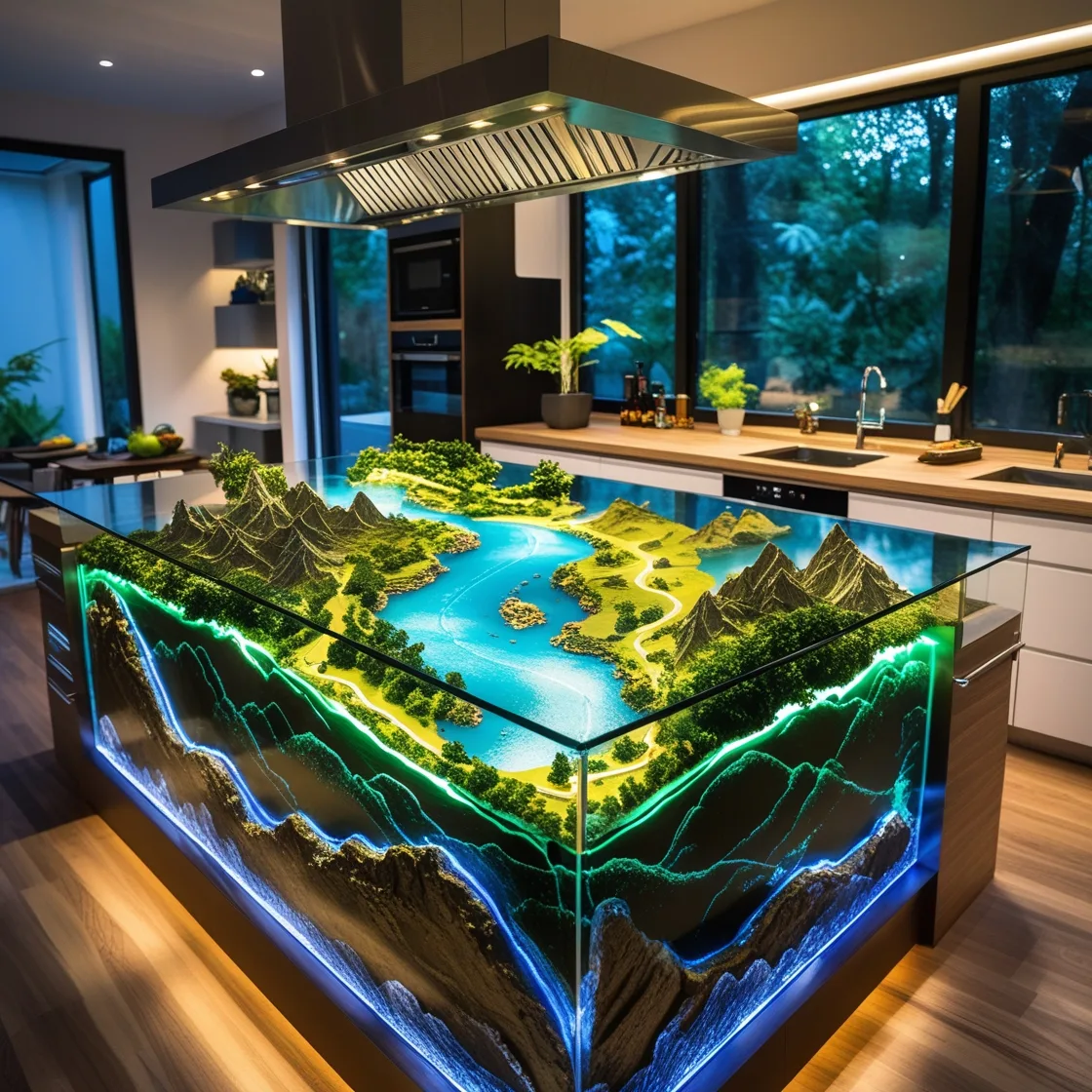 Epoxy-Scene-Kitchen-Island