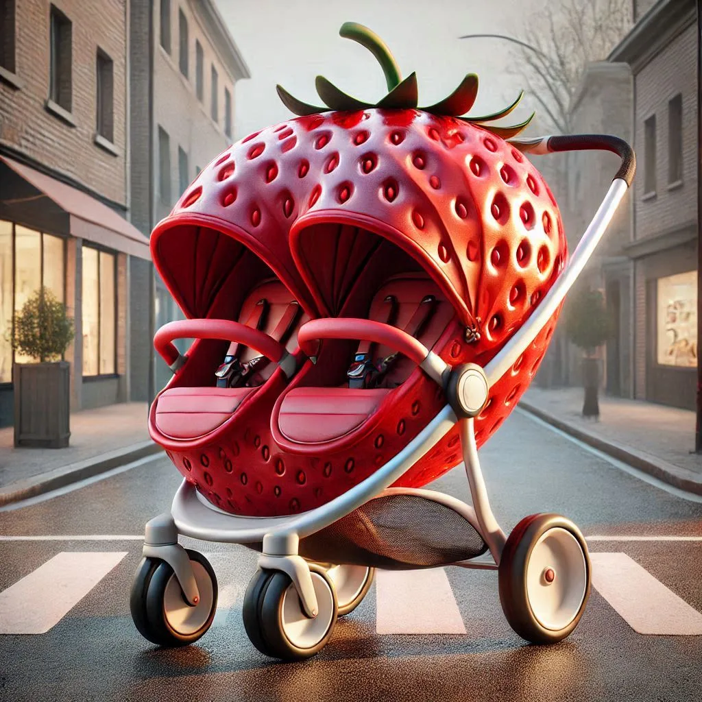 Fruit-Shaped-Twin-Stroller