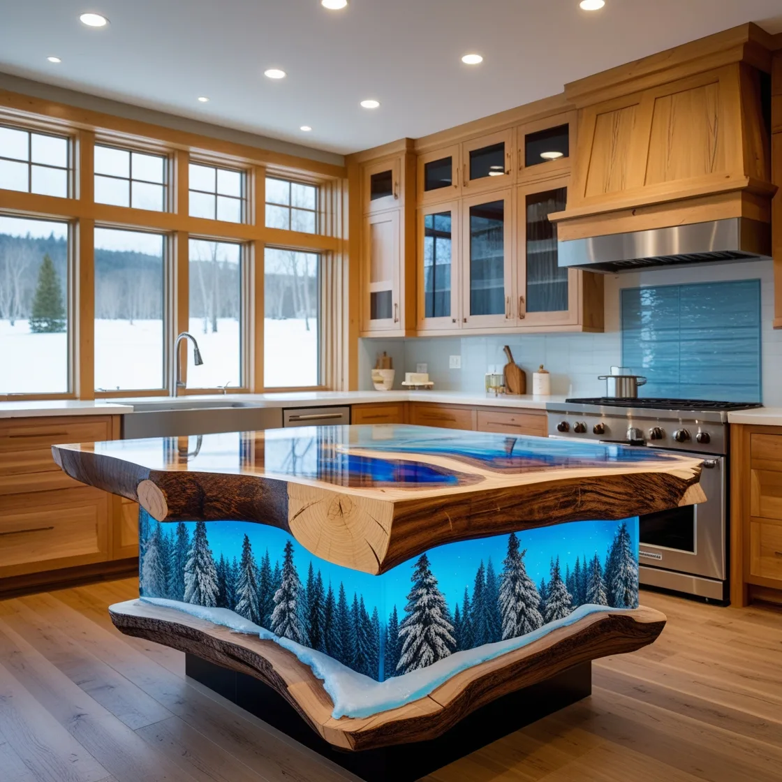 Resin-and-Wood-Kitchen-Island