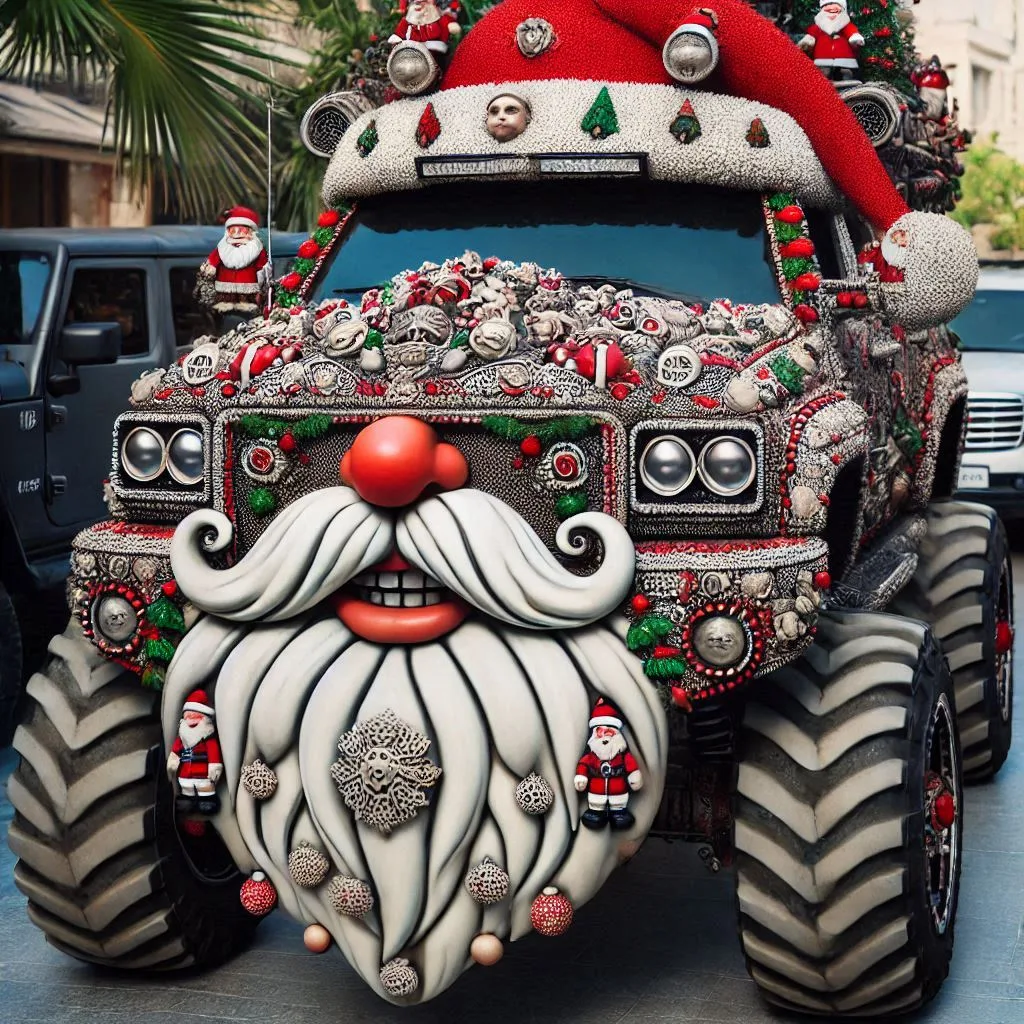 Santa-Claus-Inspired-Car