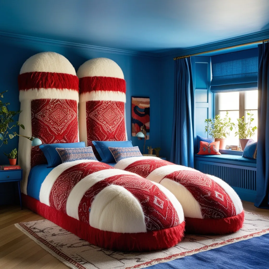 Socks-Shaped-Bed