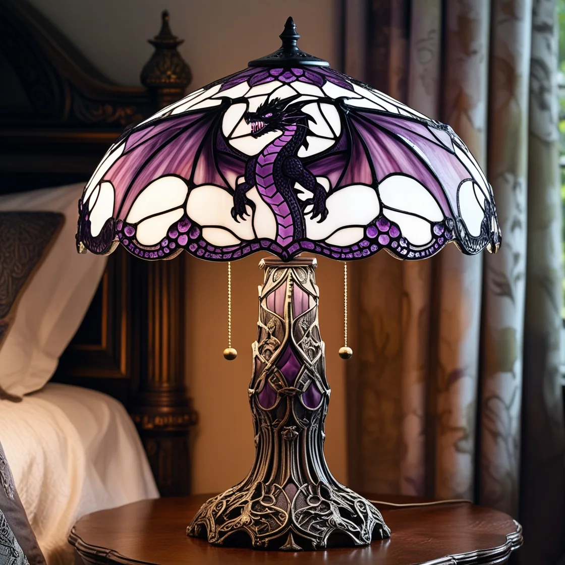 Stain-Glass-Dragon-Lamp