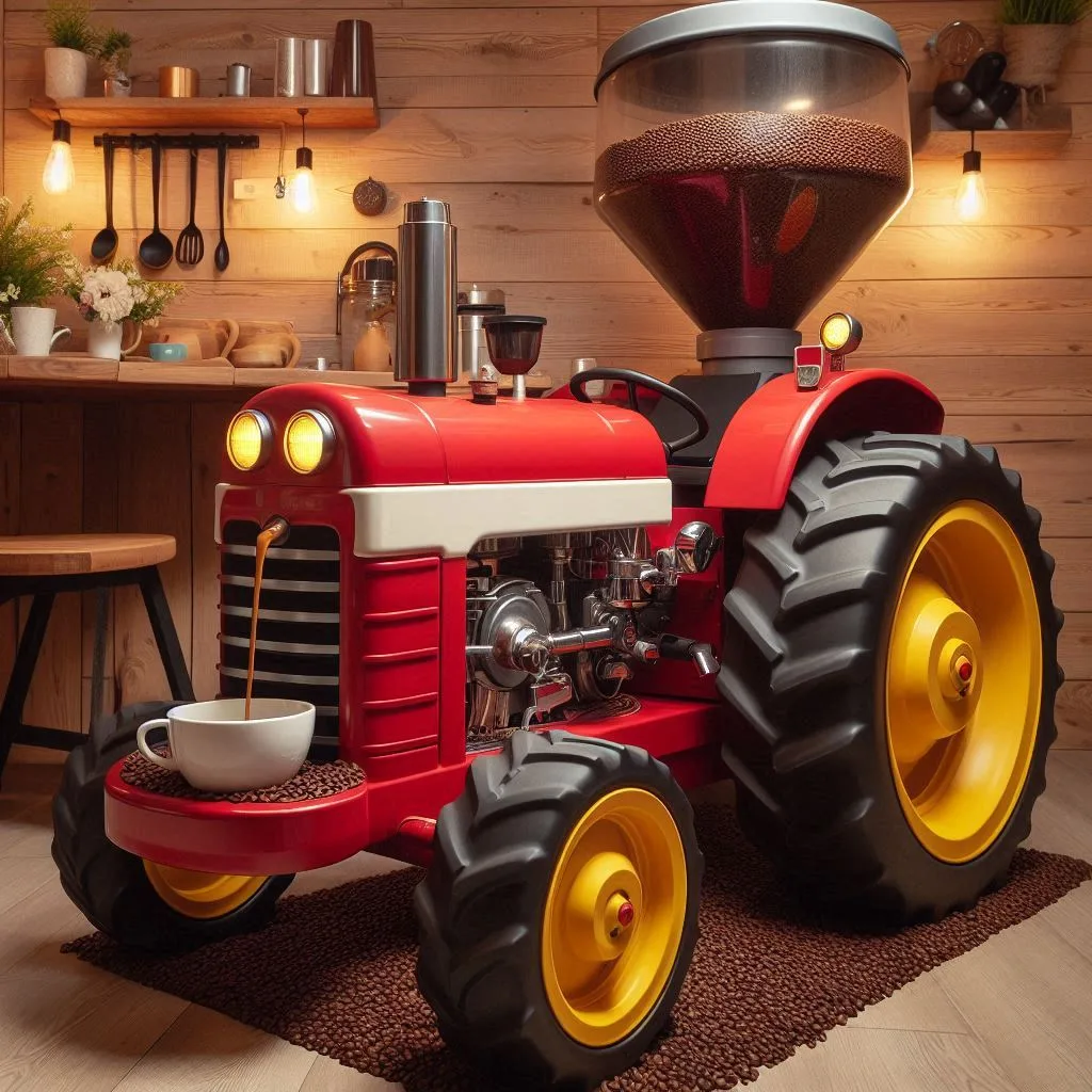 Tractor-Shaped-Coffee-Maker