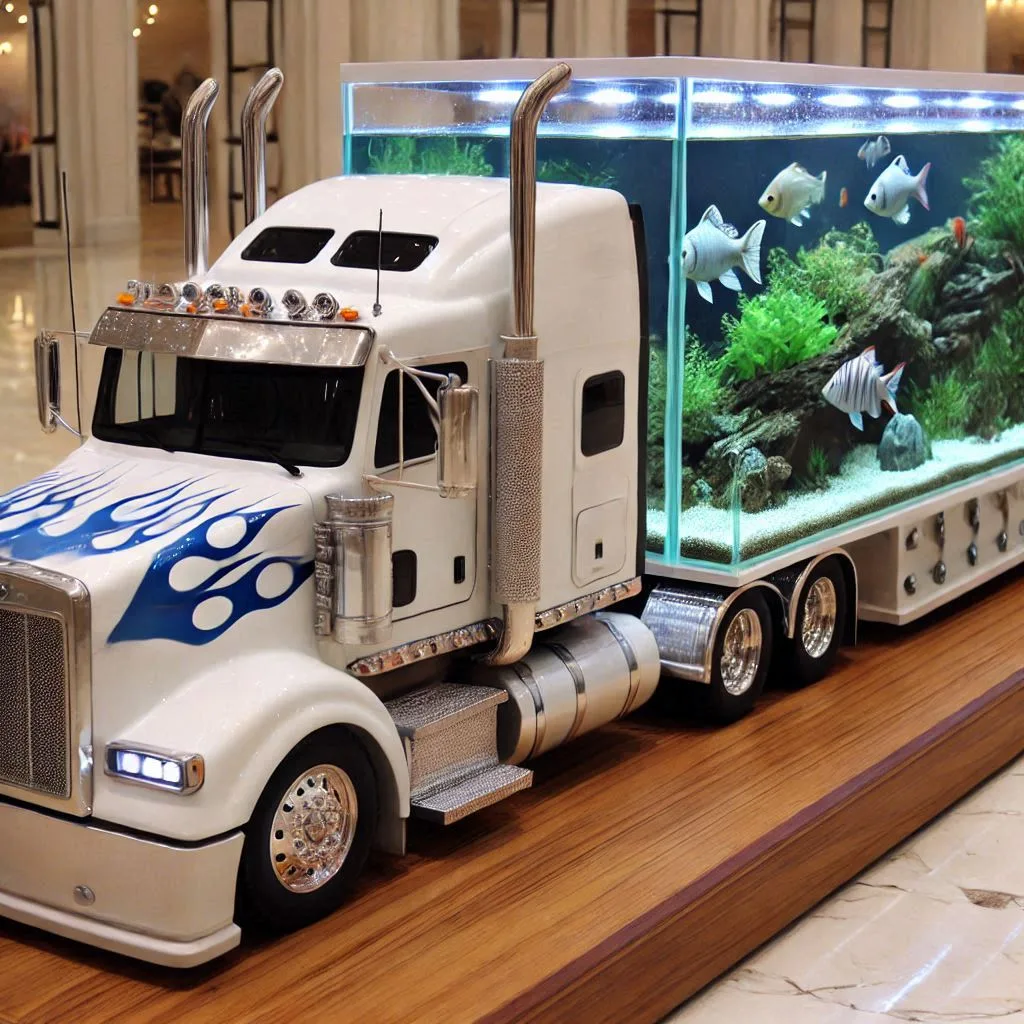 Truck-Shaped-Aquarium