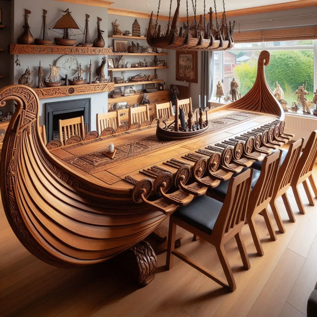 Viking-Ship-Dining-Tables