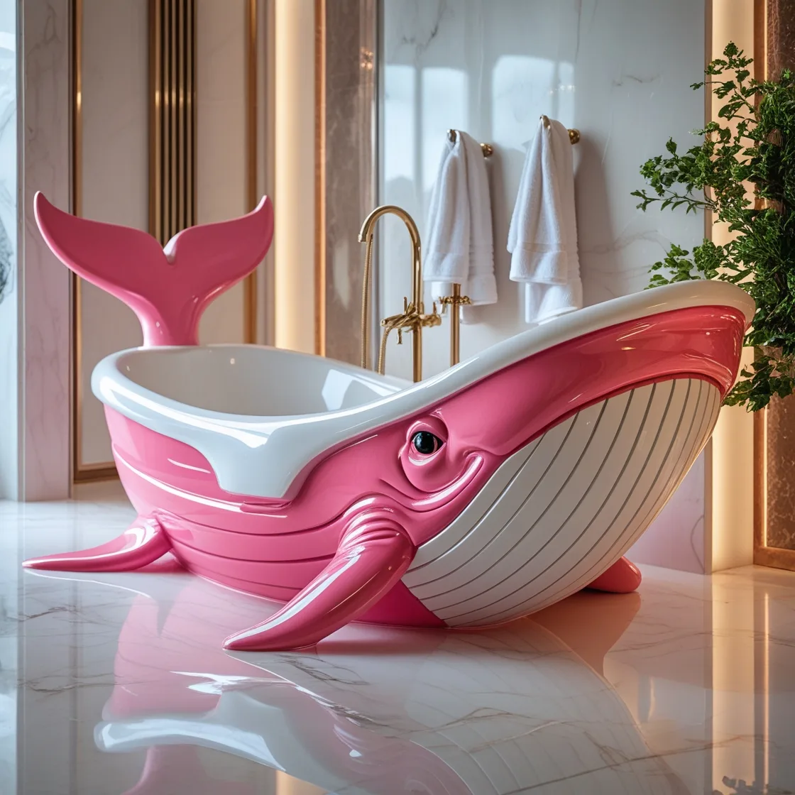 Whale-Shaped-Bathtub