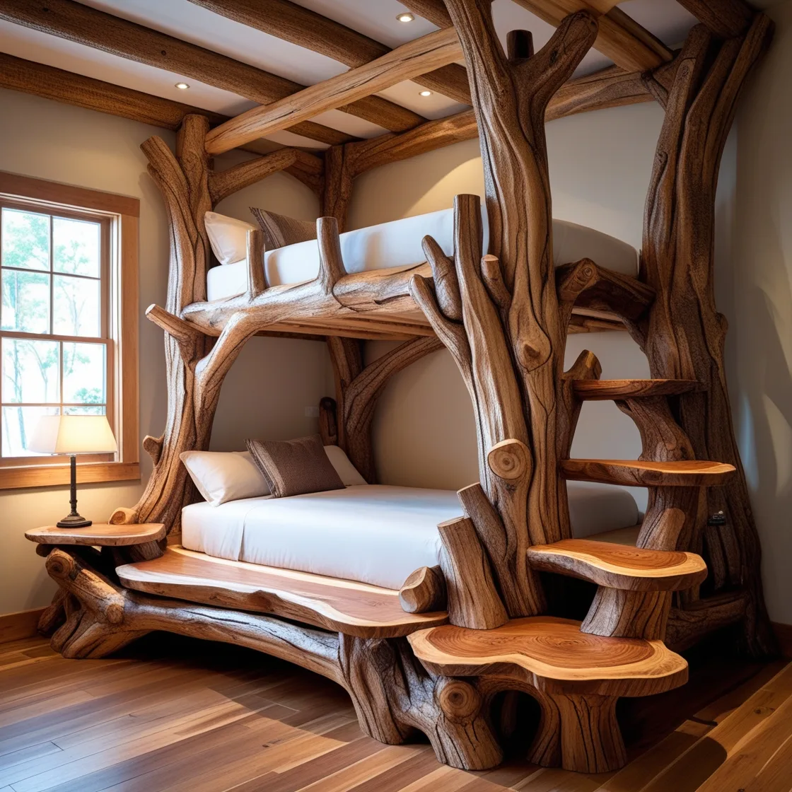 Wooden-Bunk-Bed